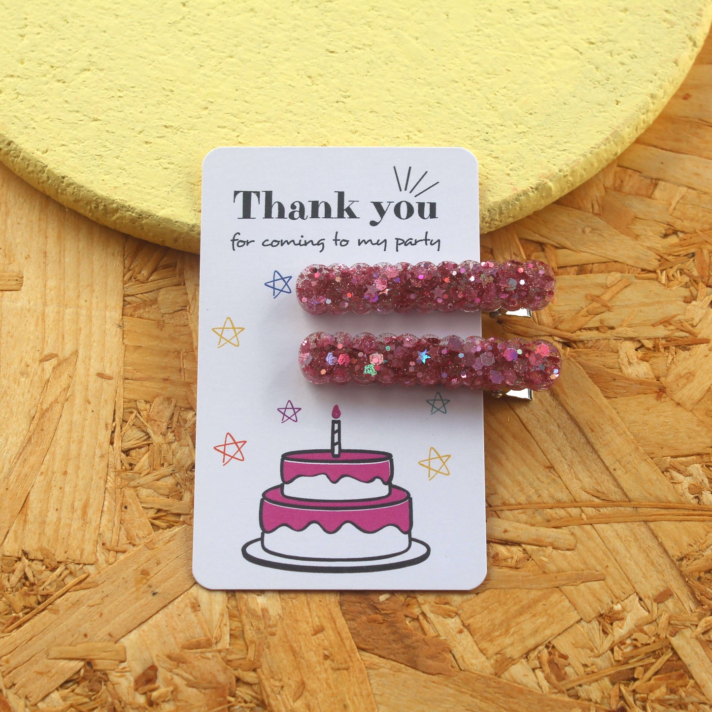Glitter Hair Slides - Party Filler