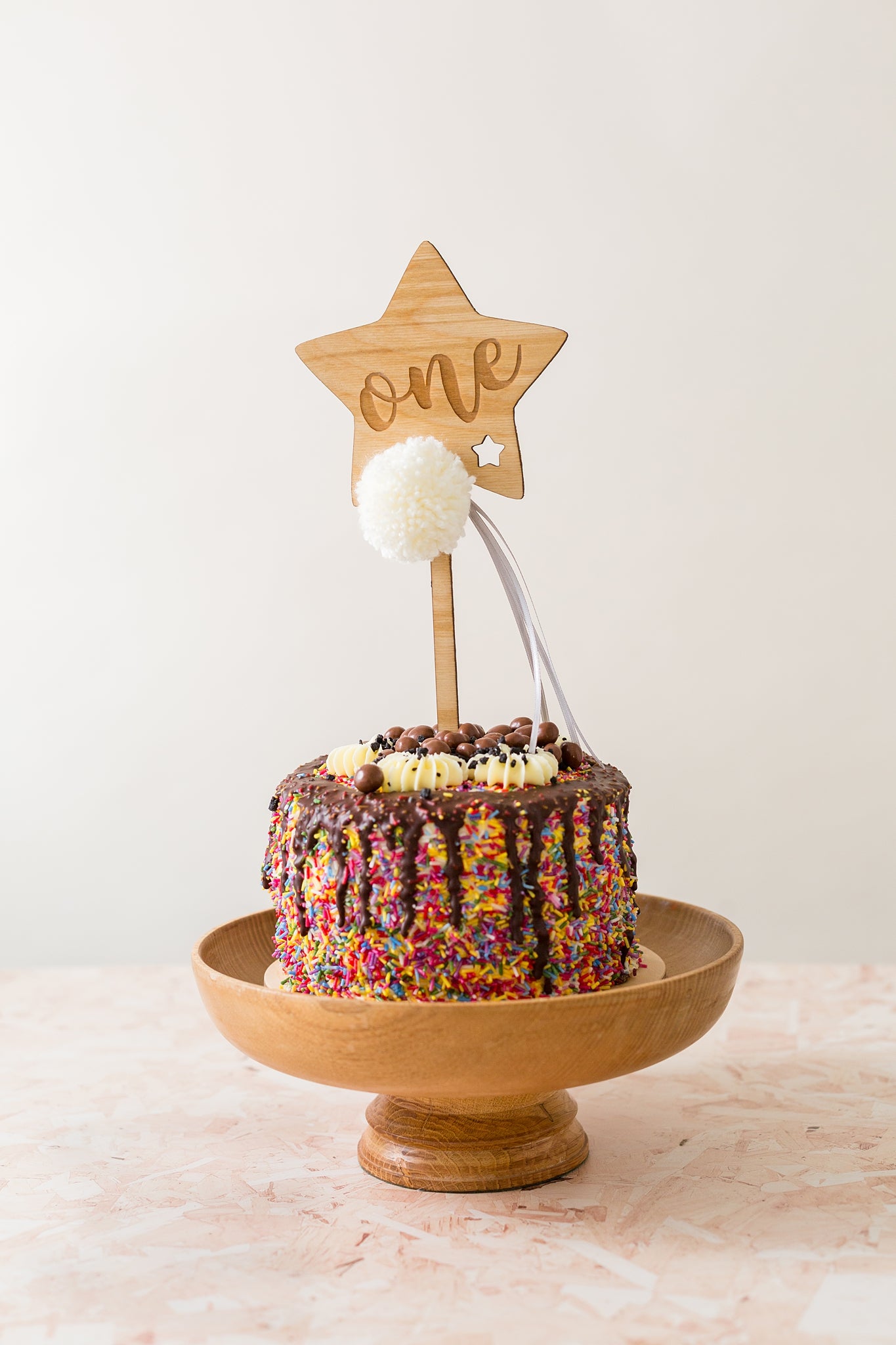 Star Wand Number Cake Topper