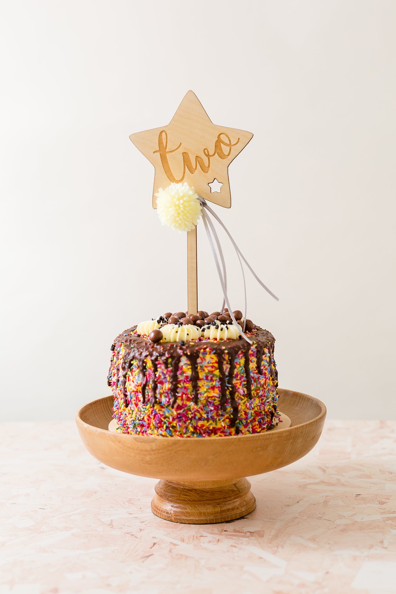 Star Wand Number Cake Topper