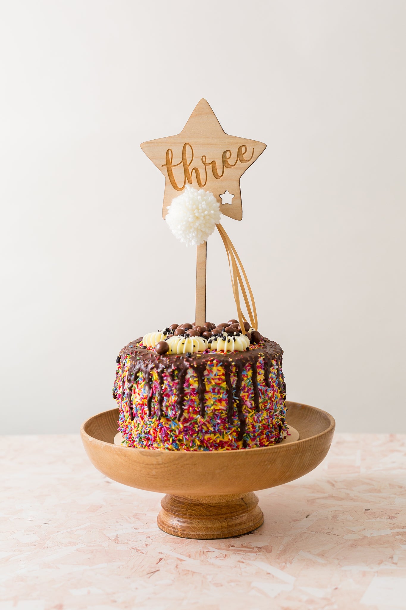 Star Wand Number Cake Topper