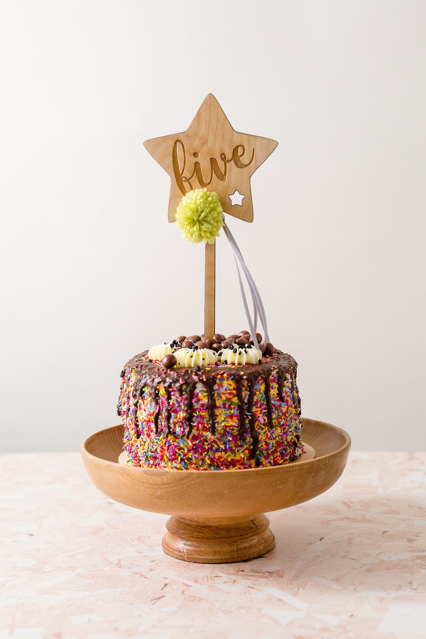 Star Wand Number Cake Topper
