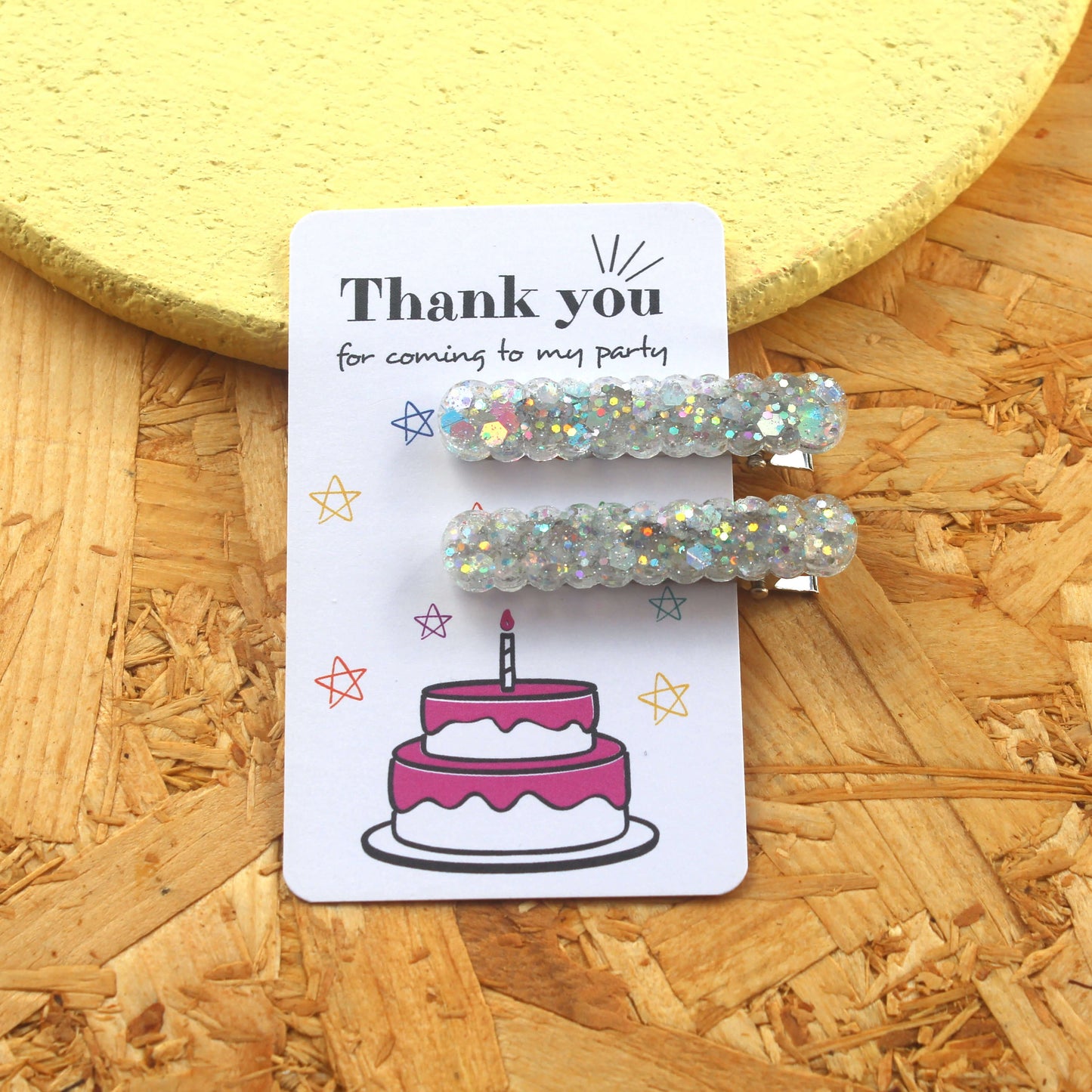 Glitter Hair Slides - Party Filler