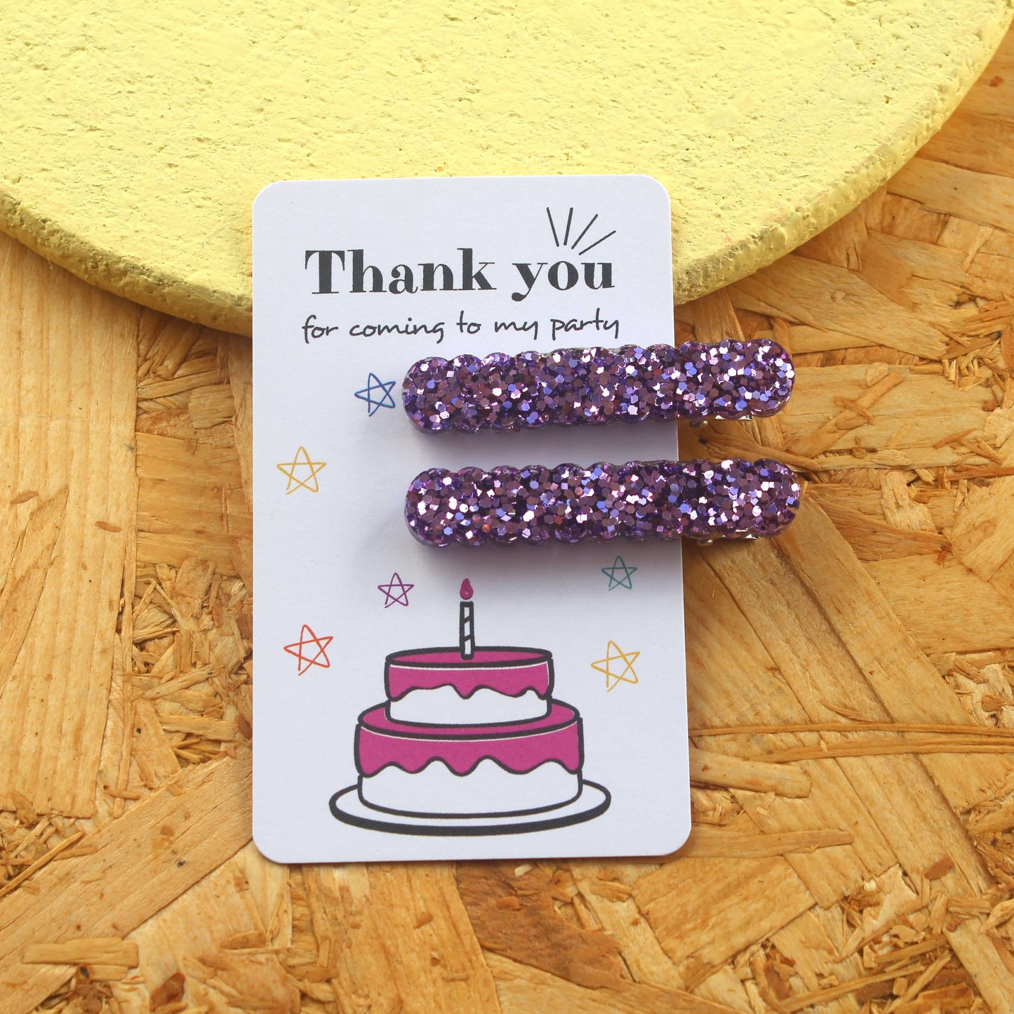 Glitter Hair Slides - Party Filler