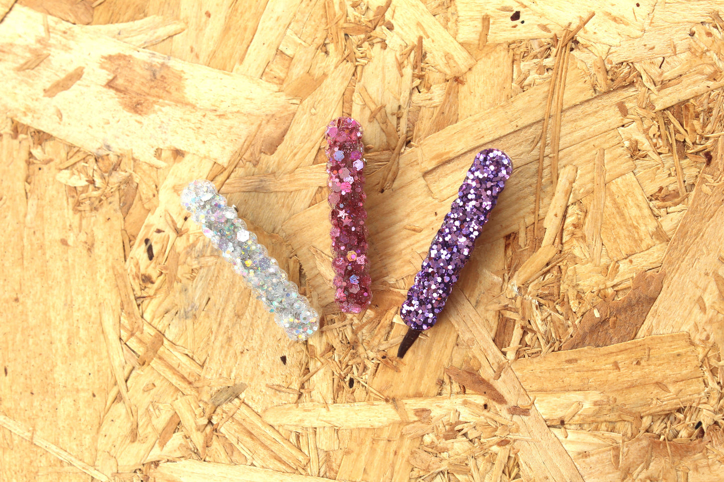 Glitter Hair Slides - Party Filler