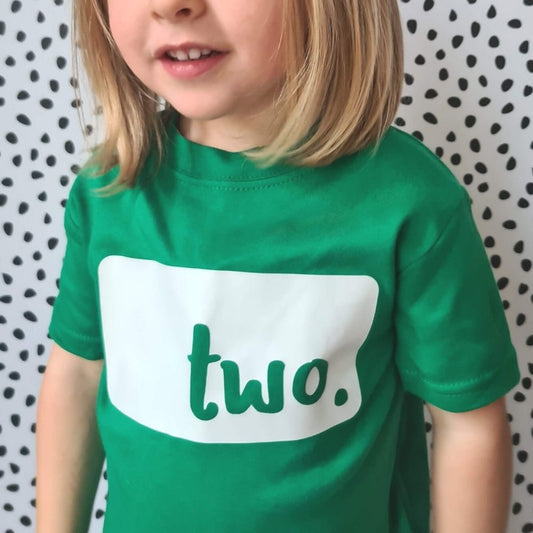 'TWO' 2nd Birthday T-shirt