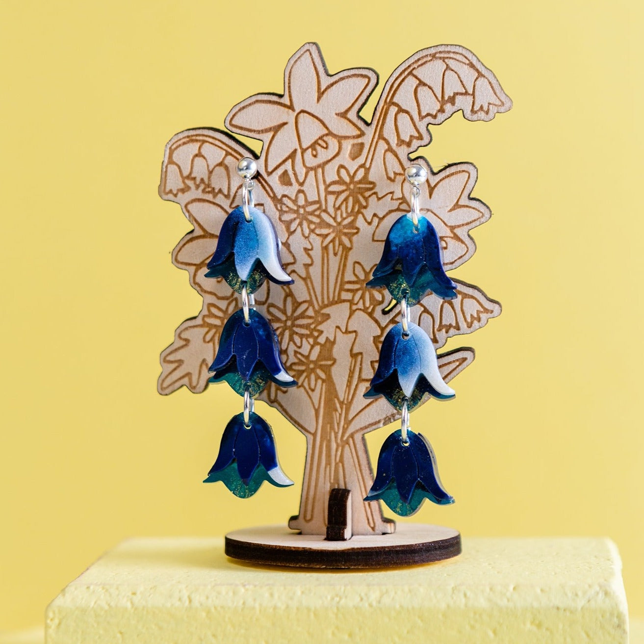 Statement Bluebell Earring - Spring Flowers - Mother's Day Gift