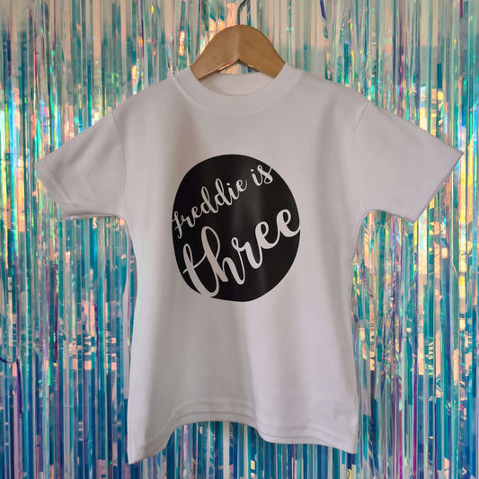 Celebrate in Style with Personalised Birthday T-Shirt