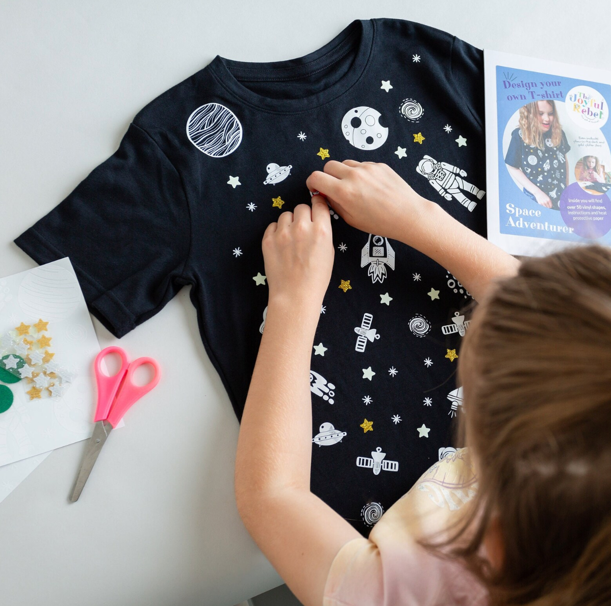 Space Adventurer DIY T-shirt craft kit for kids