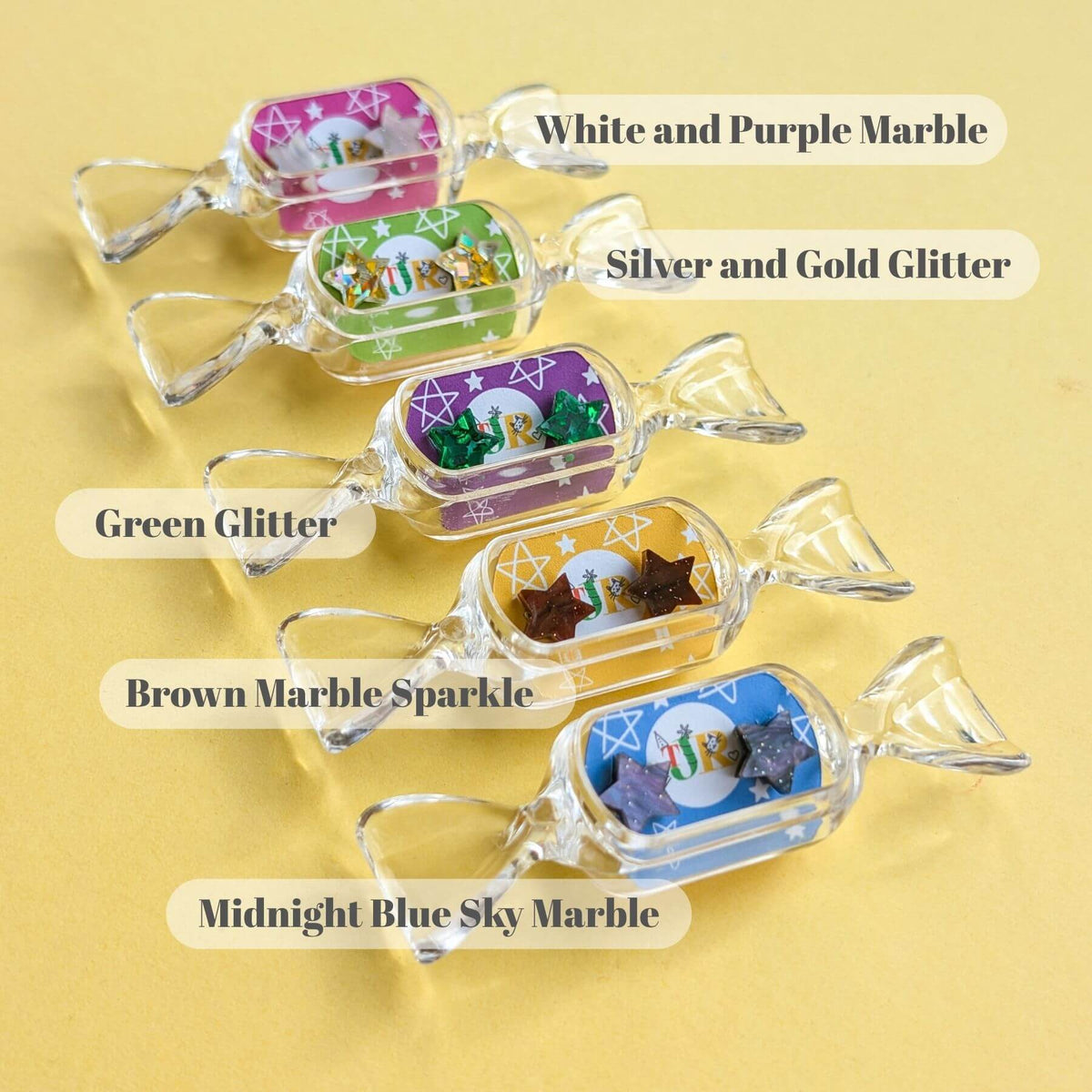 Tiny Star Earrings with Gift Box