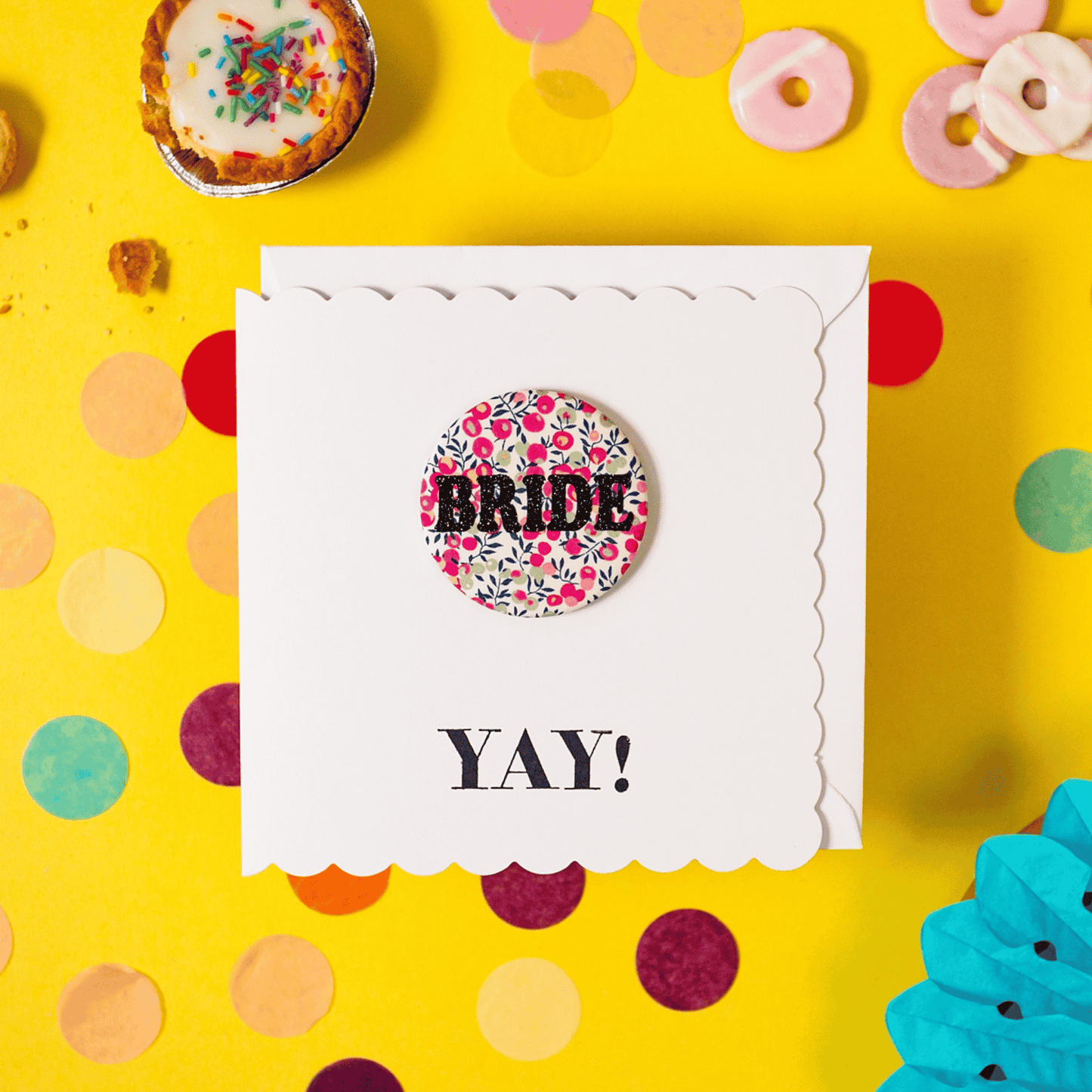 Bride Card And Badge Set