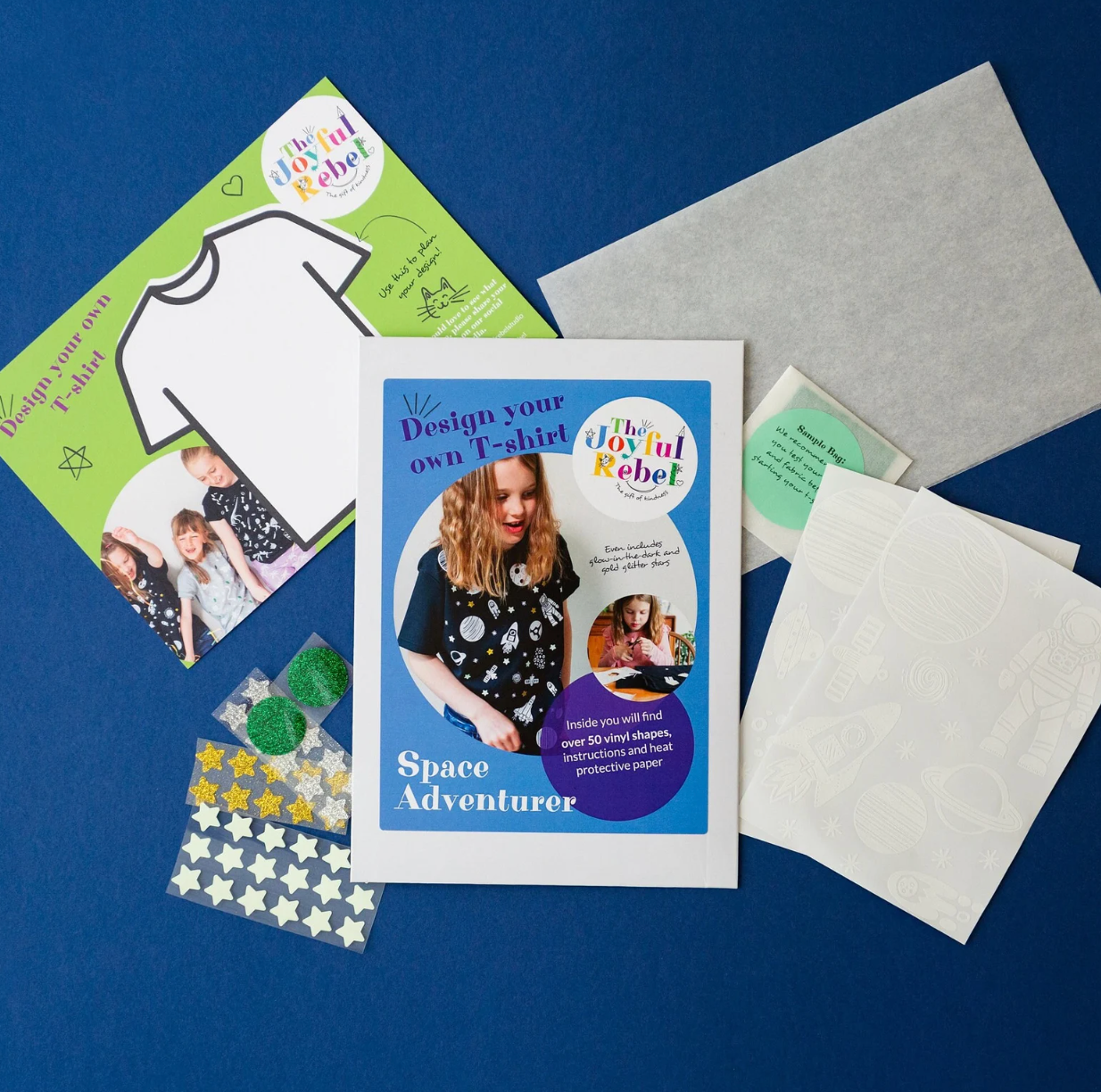 Space Adventurer children's T-shirt craft kit