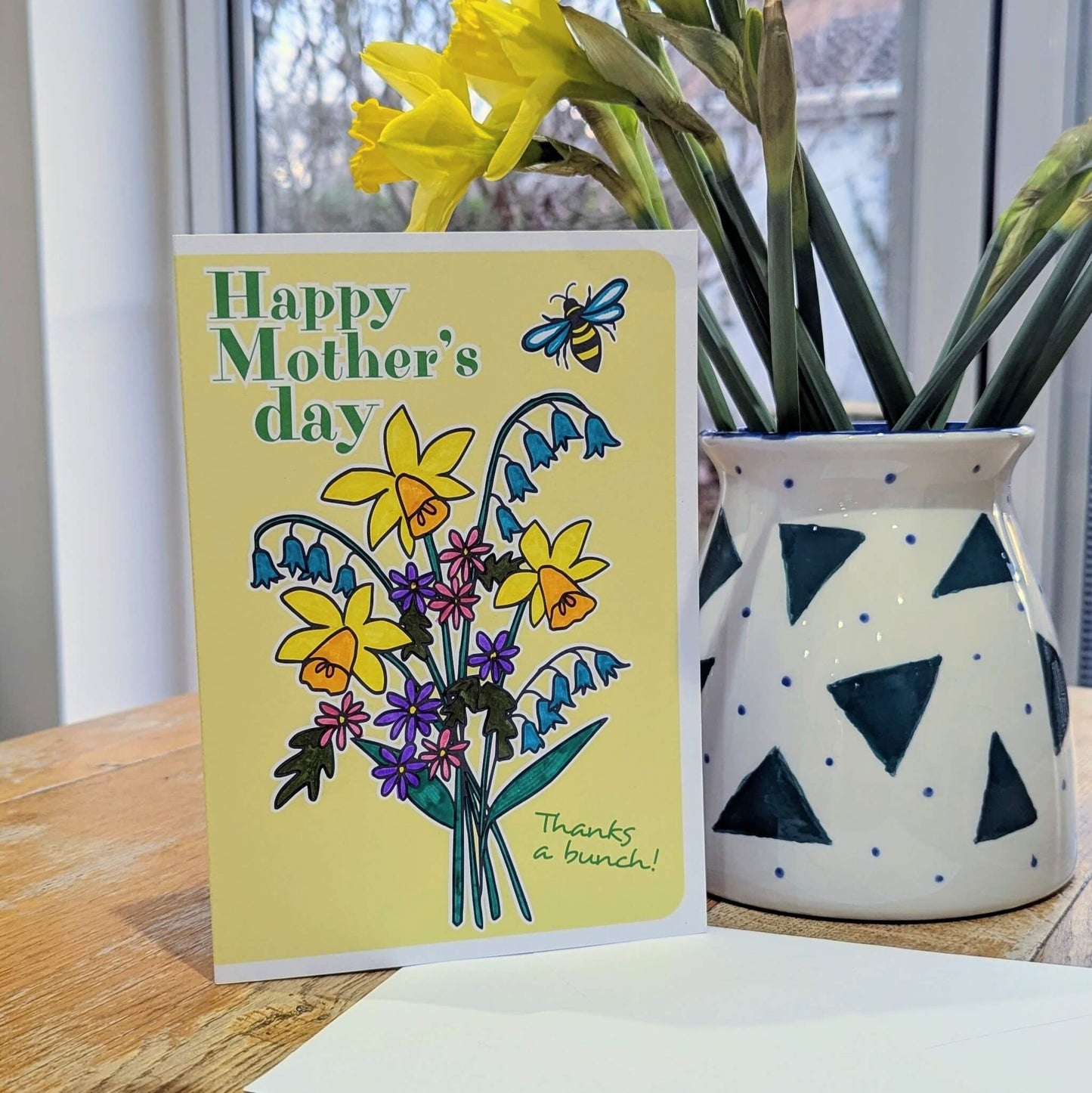 Kids Personalised Colour In Mother's Day Card