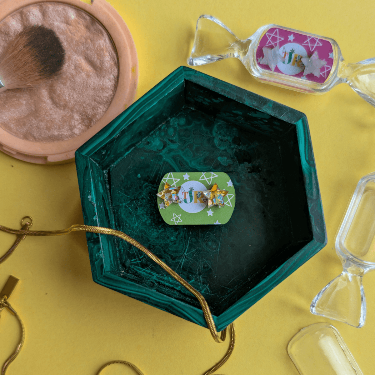 Tiny Star Earrings with Gift Box